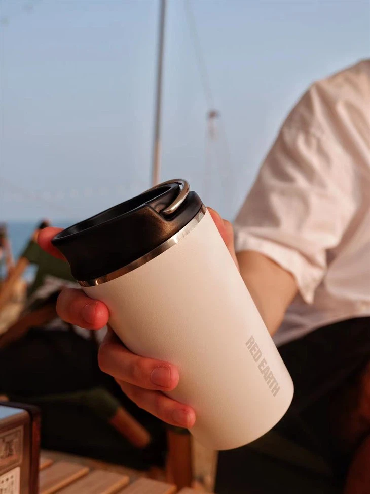stainless steel mug